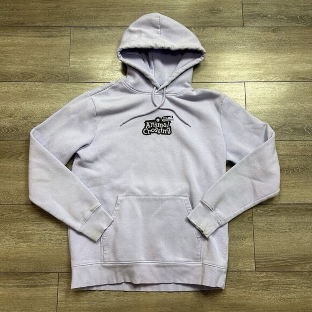 Animal Crossing New Horizons Hoodie Adult Medium Purple